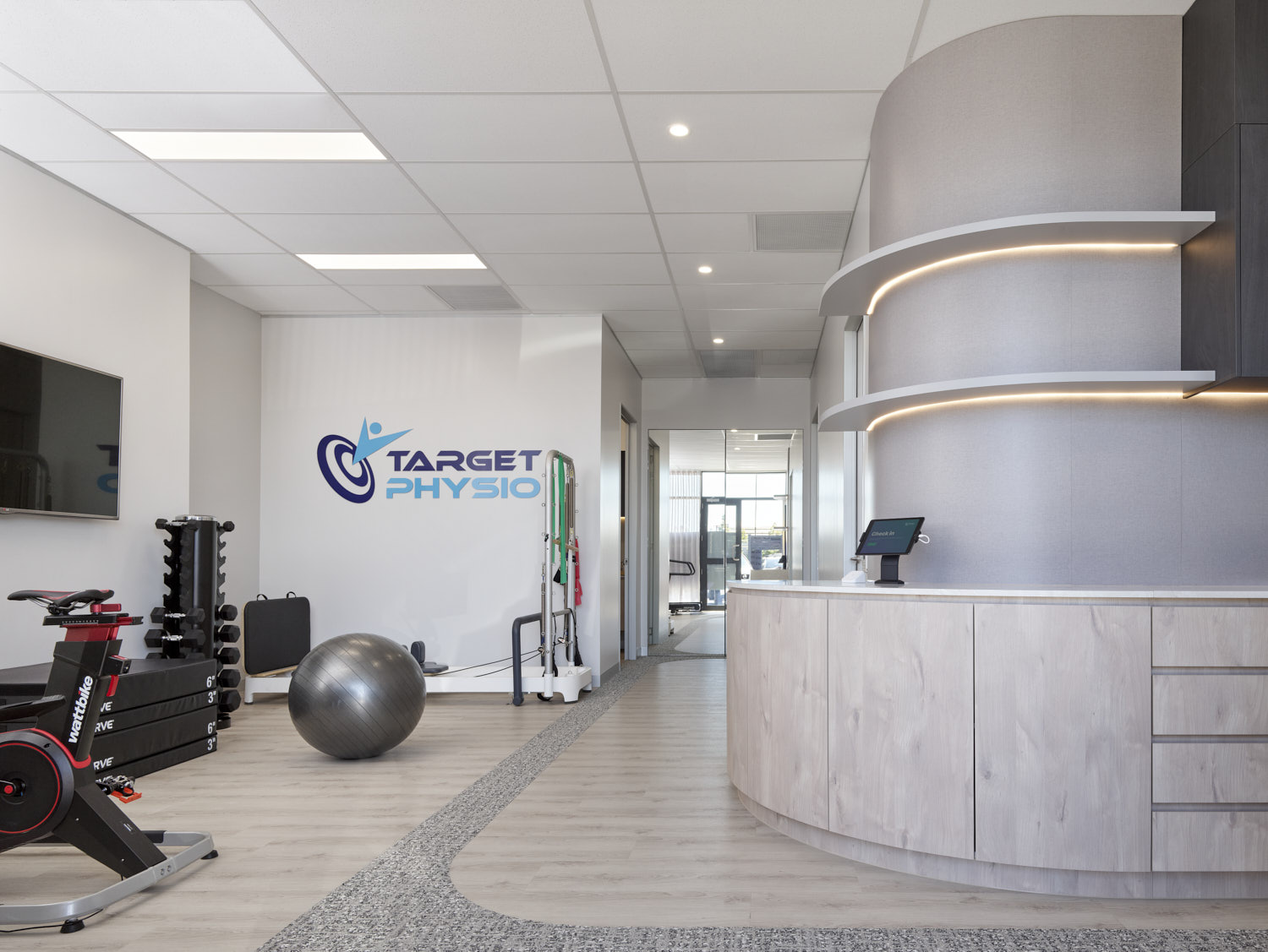 Target Physio Interior Design Brisbane