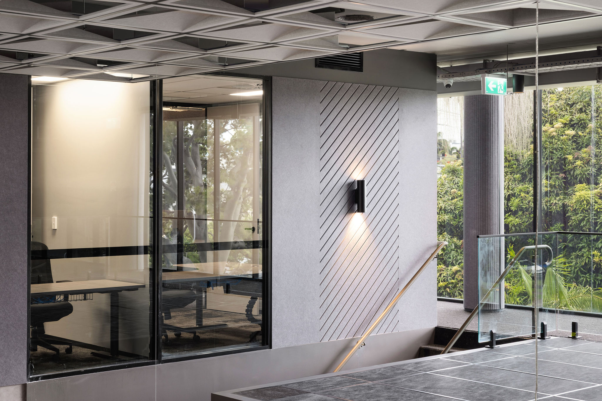 Modern commercial office interior fitout by Leithal Designs for Infinity Group Australia – Southport, Gold Coast.
