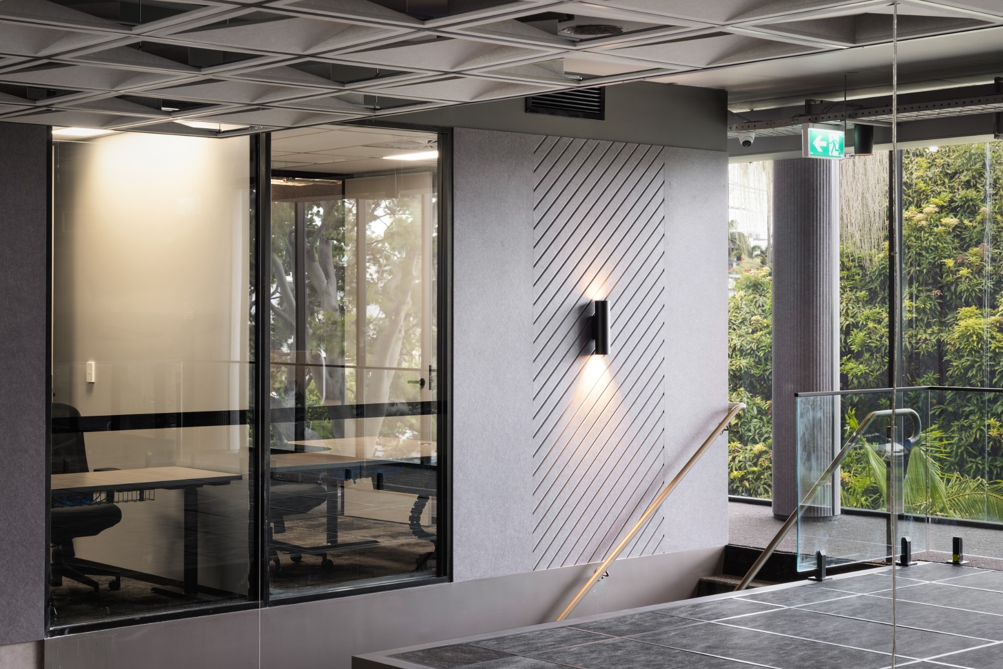 Modern commercial office interior fitout by Leithal Designs for Infinity Group Australia – Southport, Gold Coast.