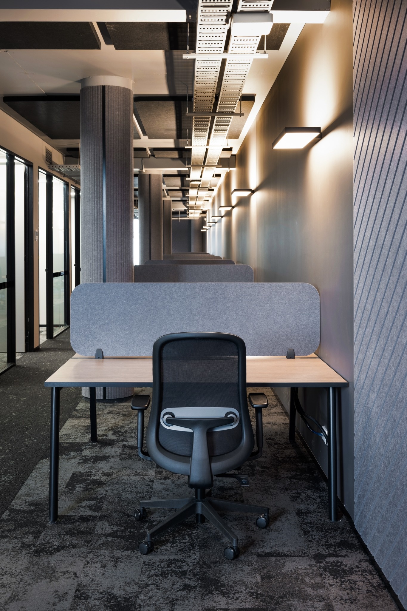 Modern commercial office interior fitout by Leithal Designs for Infinity Group Australia – Southport, Gold Coast.